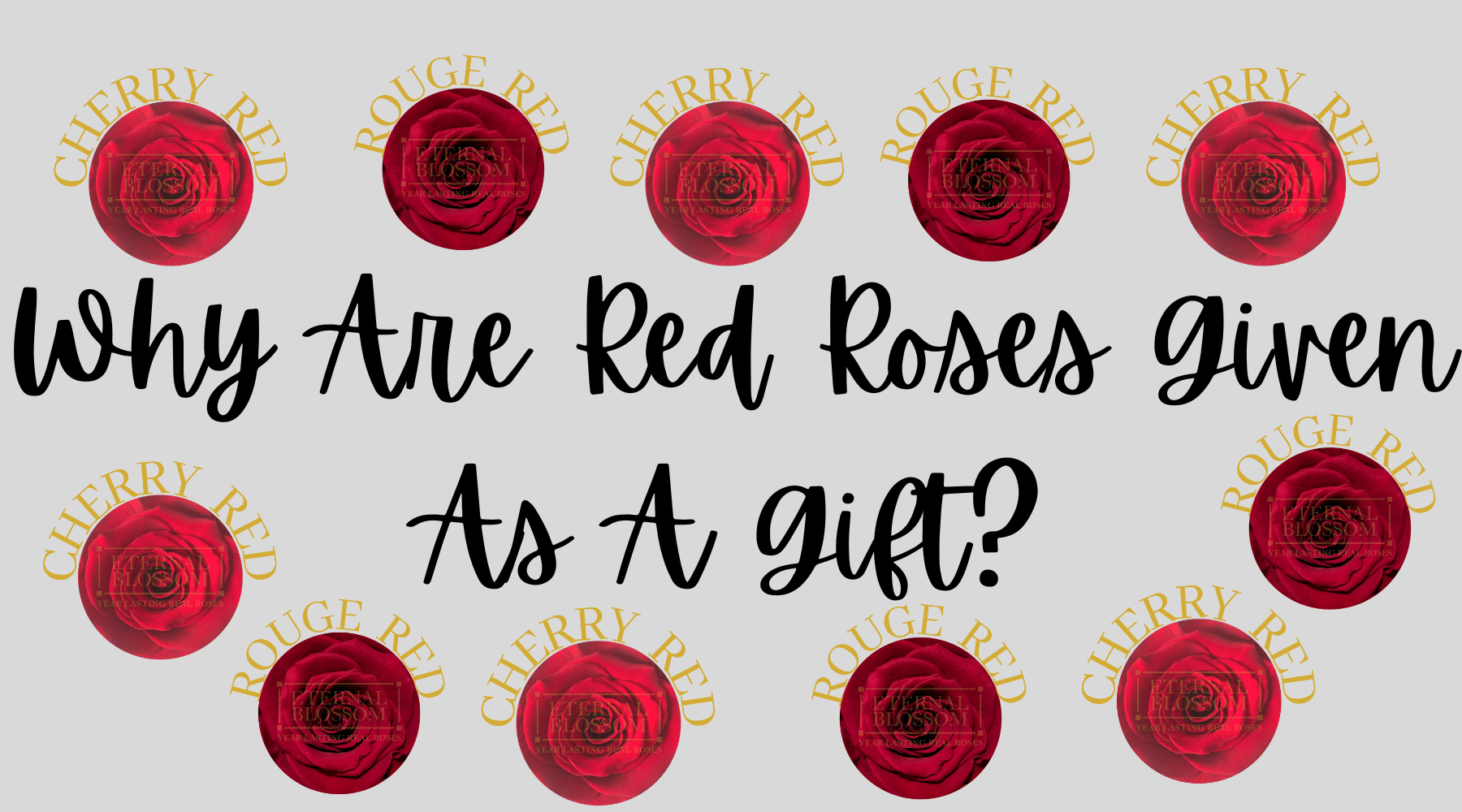 Why Are Red Roses Given As A Gift? Eternal Blossom