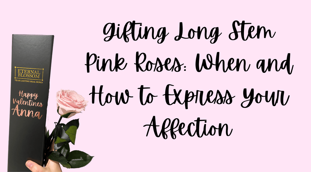 Gifting Long Stem Pink Roses: When and How to Express Your Affection