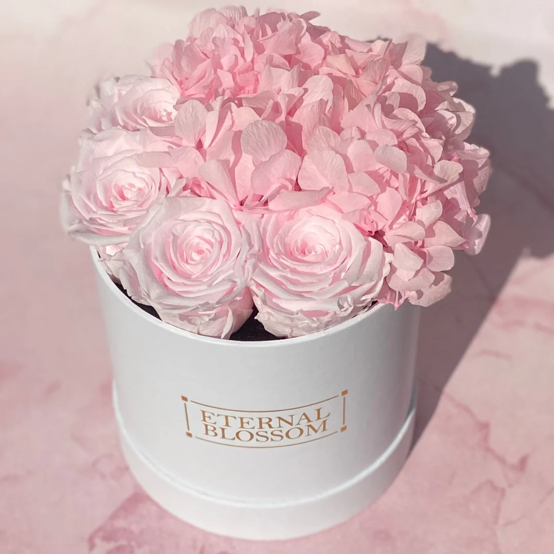 Roses in Round Box: A Refined Luxury Gift Choice – Eternal Blossom