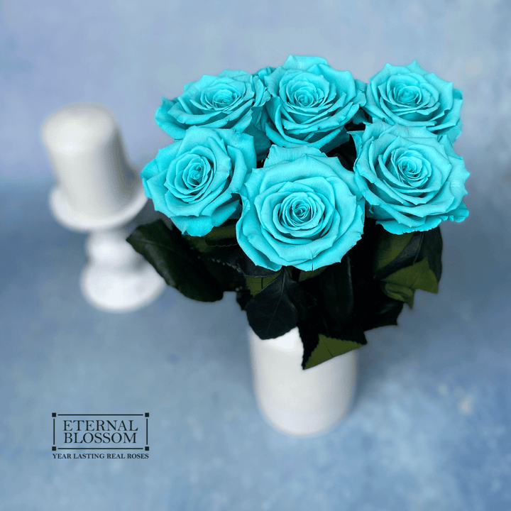 Half a Dozen Long Stem Roses - Year Lasting Infinity Roses