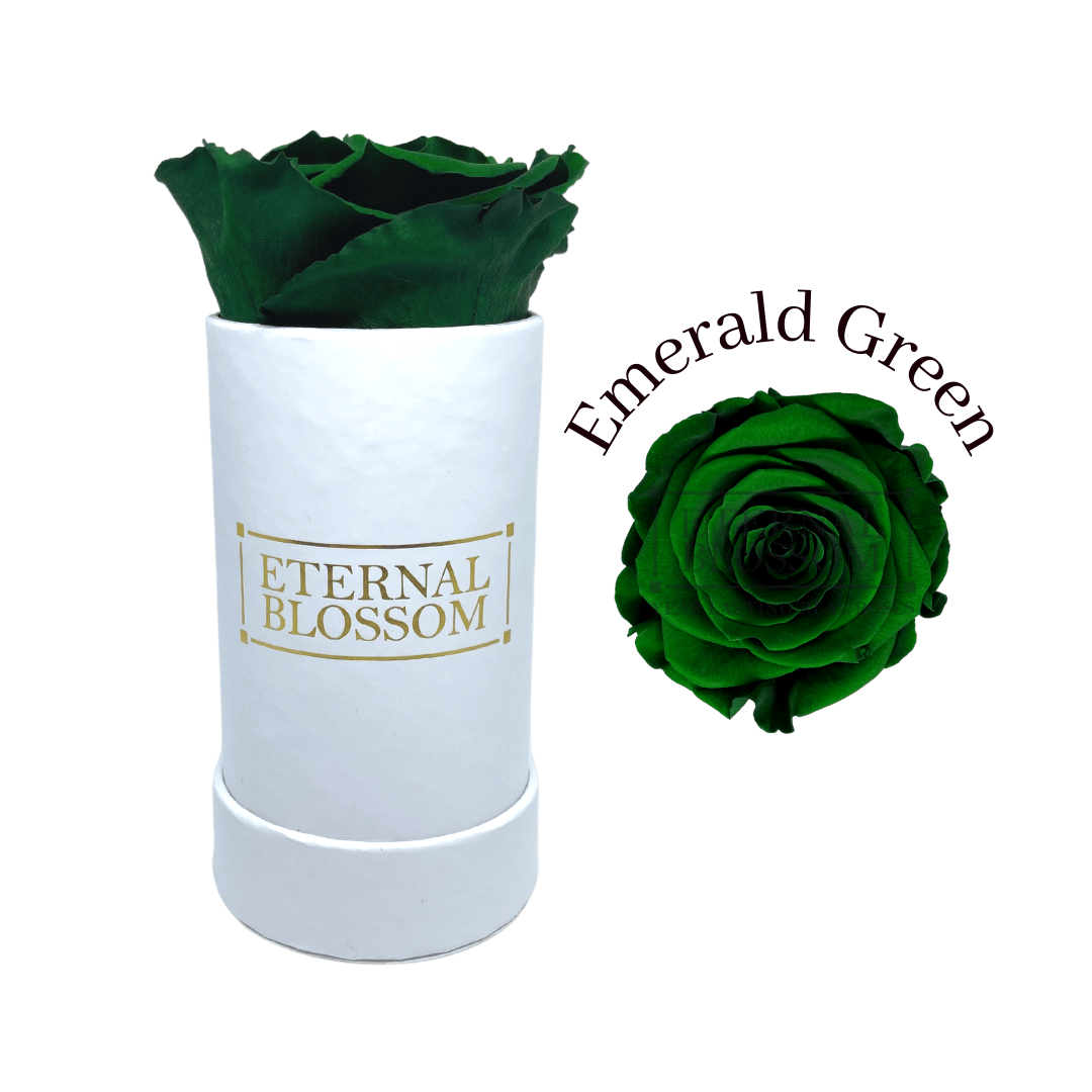 Individual Blossom Box - White Box – All Colours of Year Lasting Infinity Roses - Eternal Blossom