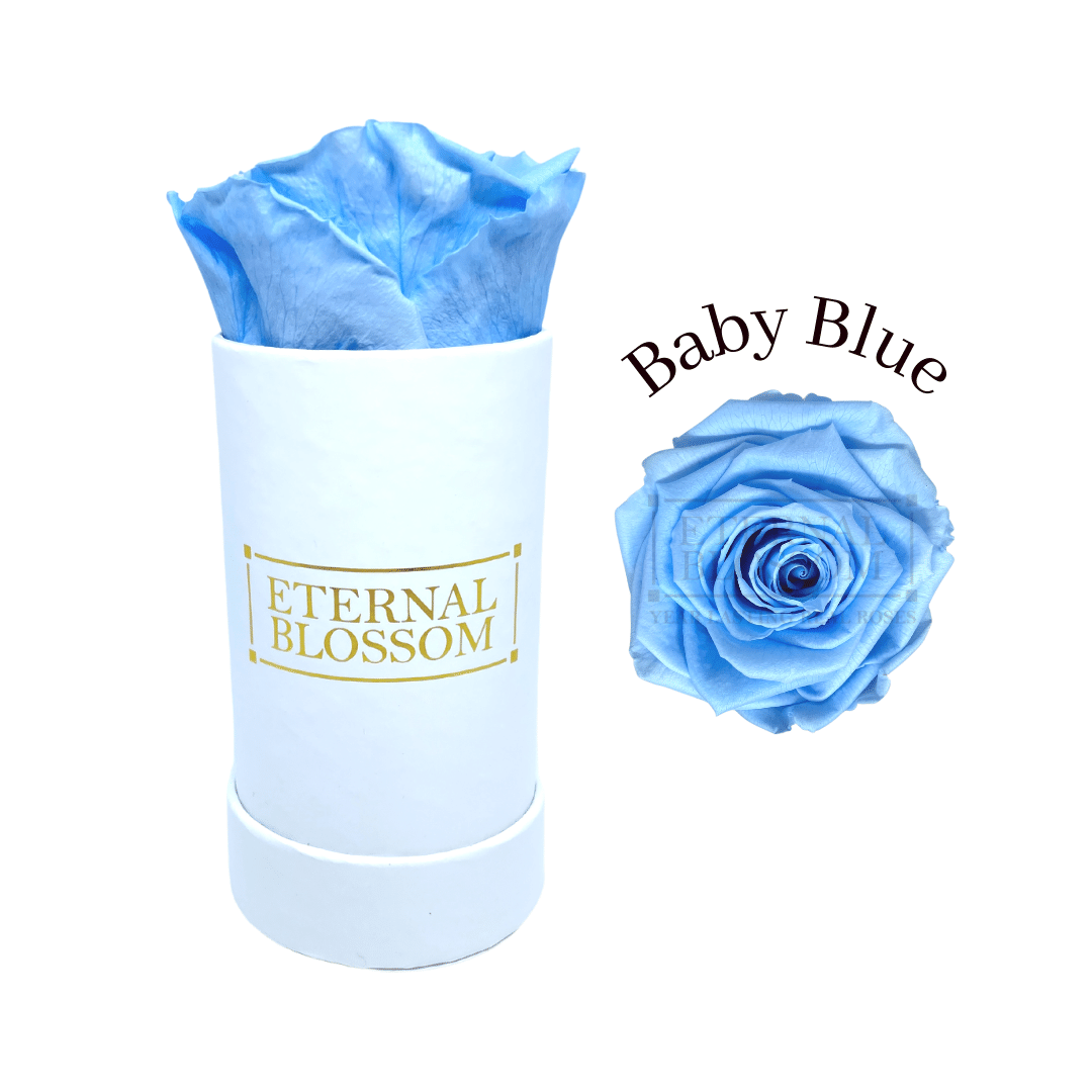 Individual Blossom Box - White Box – All Colours of Year Lasting Infinity Roses - Eternal Blossom