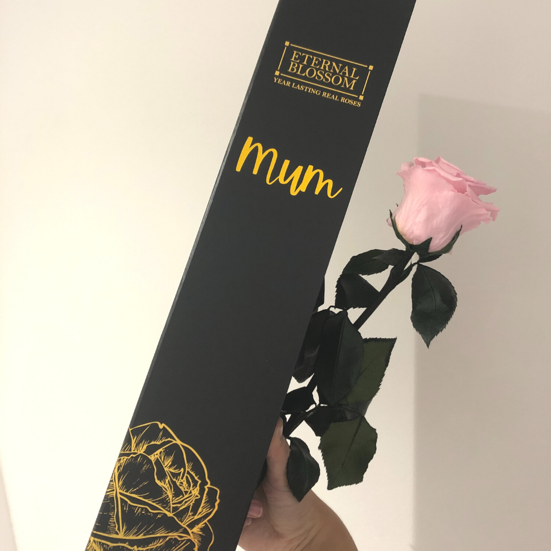 Personalised Individual Long Stem Rose - Year Lasting Infinity Roses