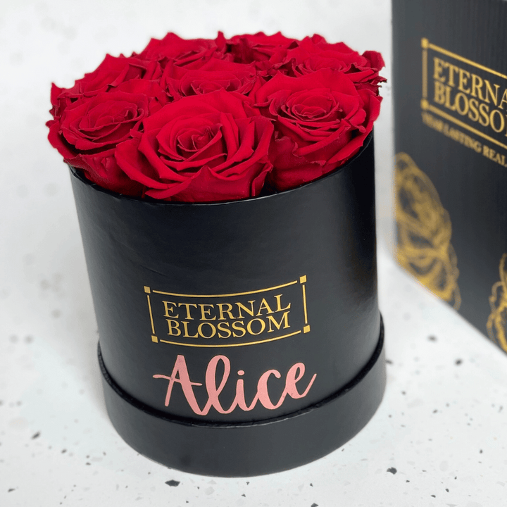 Personalised Medium Round Blossom Box