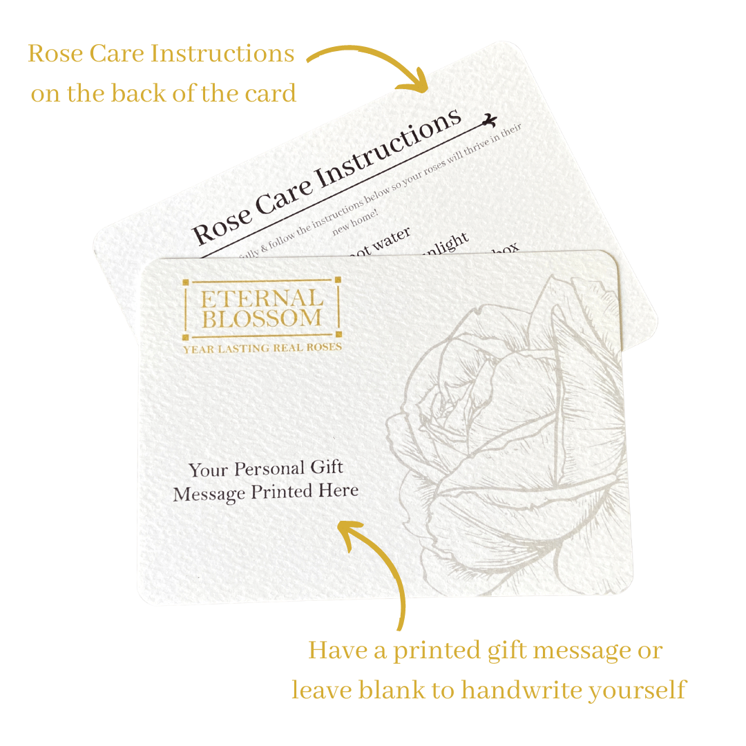 Eternal Blossom | 9 Rose Box | Infinity Roses Year Lasting (Black Box)