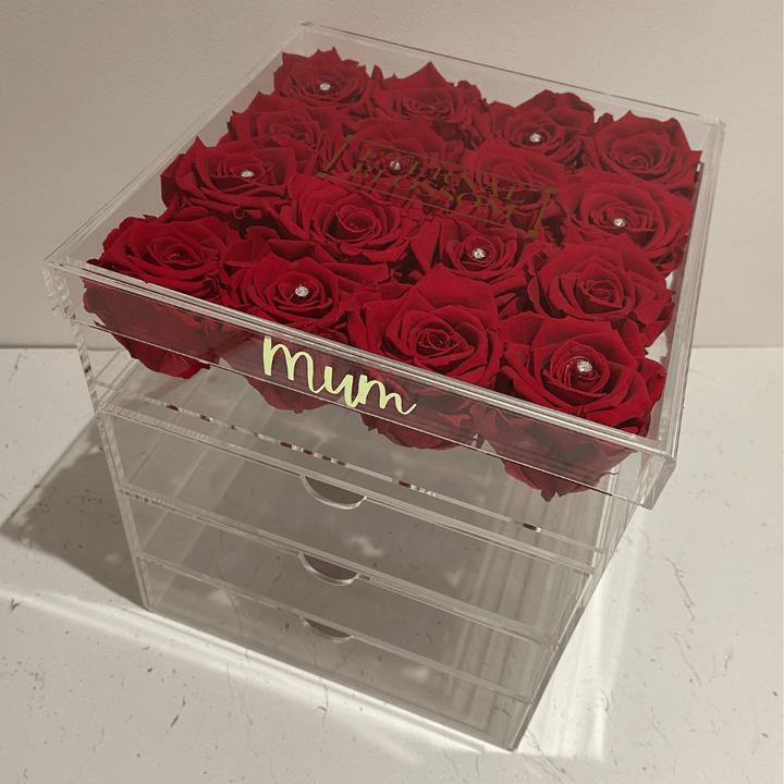 Personalised 16 Piece Make up/ Storage Blossom Box