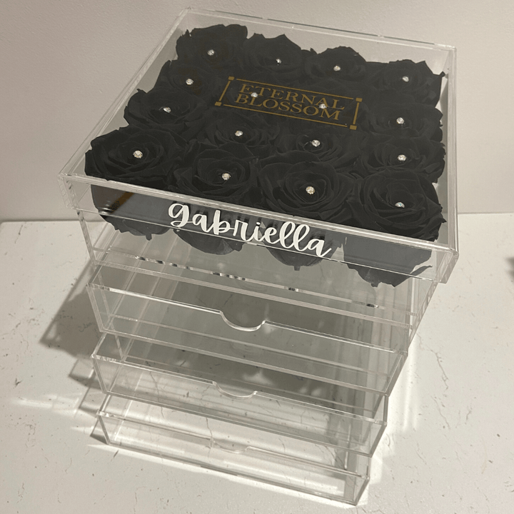 Personalised 16 Piece Make up/ Storage Blossom Box