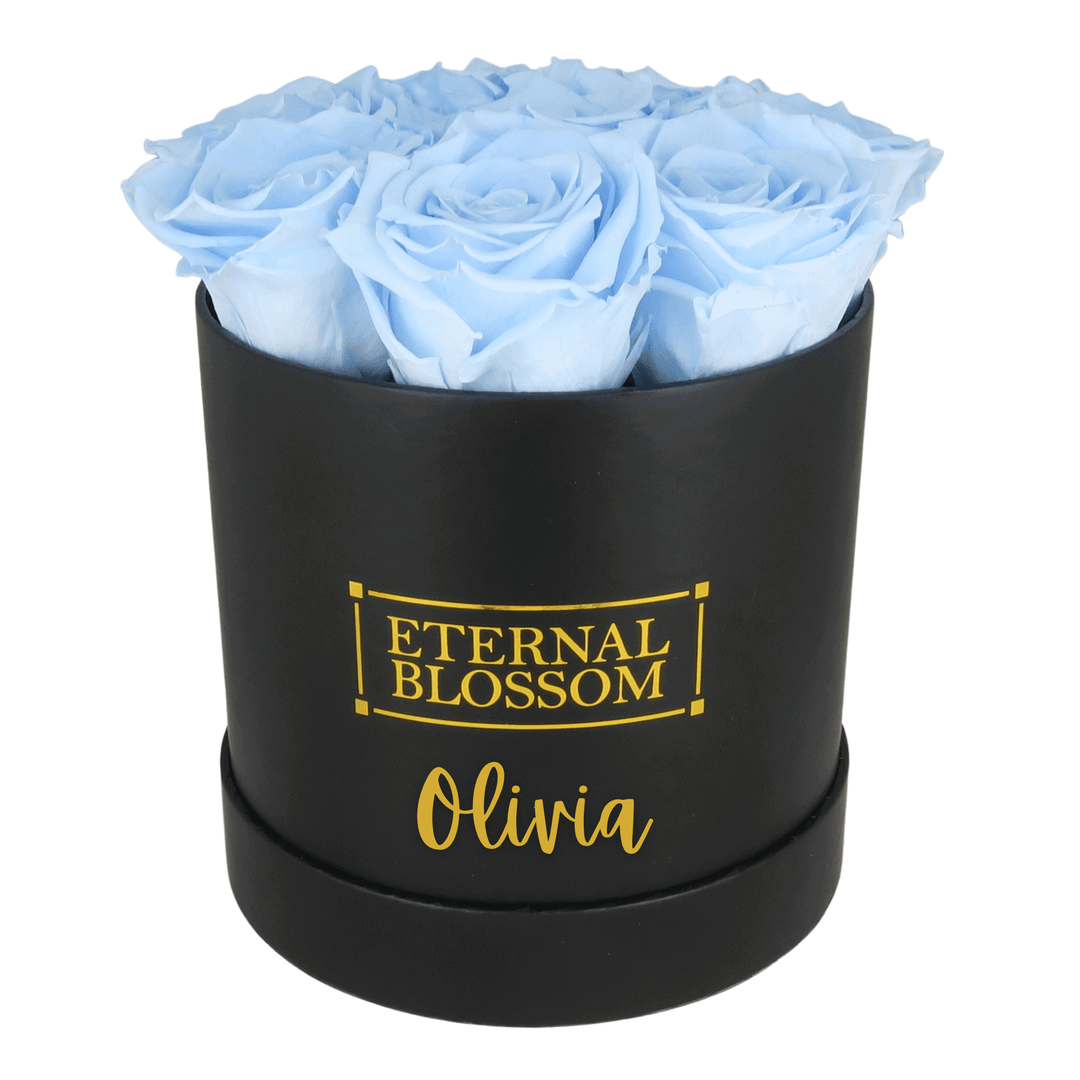 Personalised Medium Round Blossom Box