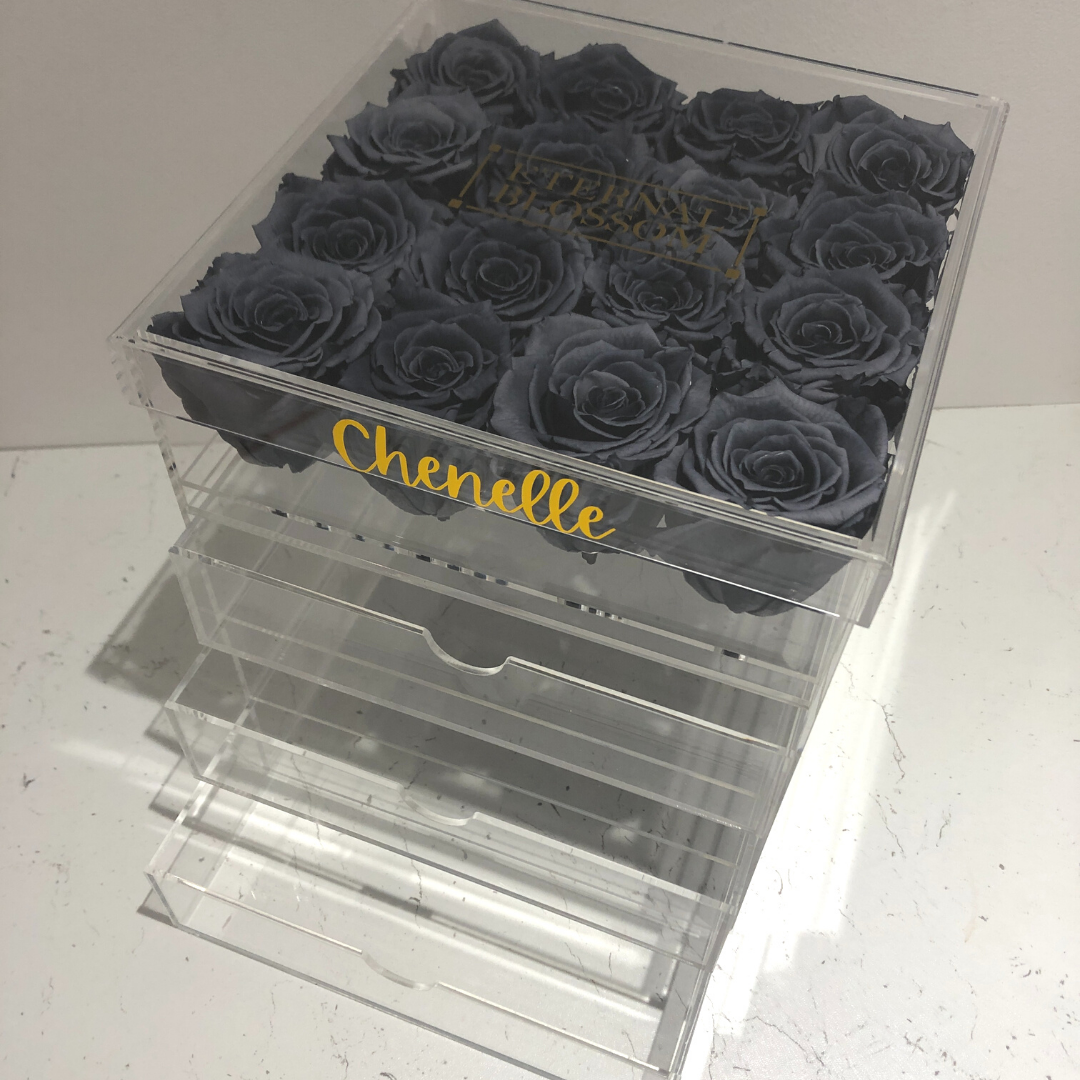 Personalised 16 Piece Make up/ Storage Blossom Box