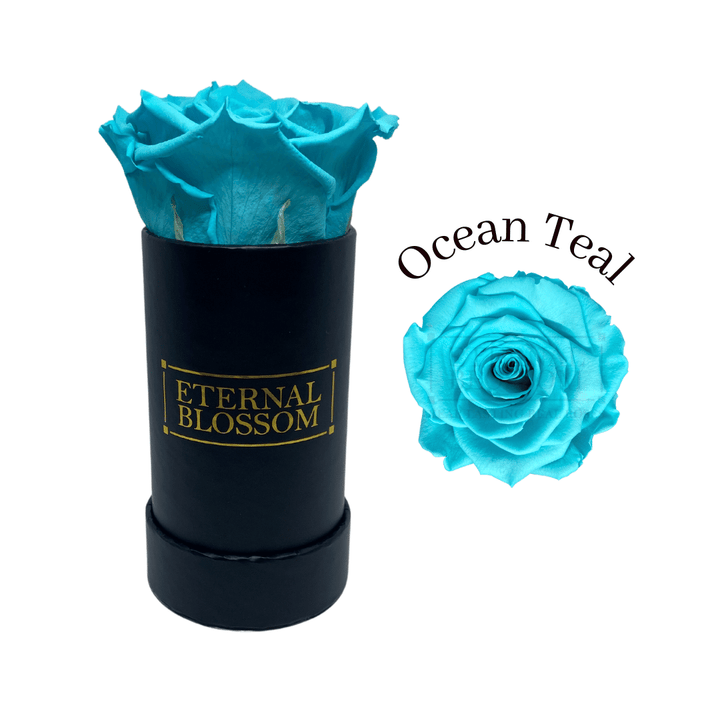 Individual Blossom Box - Black Box – All Colours of Year Lasting Infinity Roses