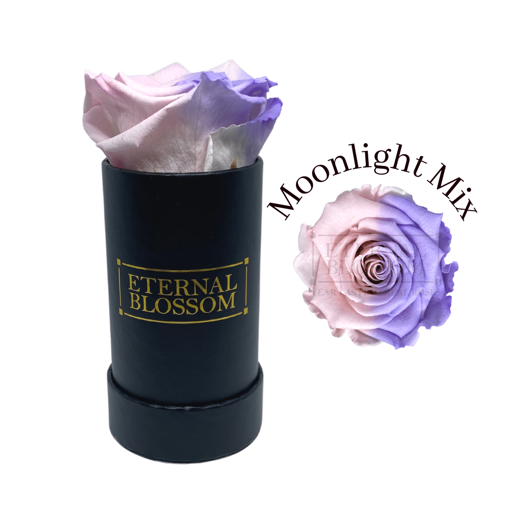 Individual Blossom Box - Black Box – All Colours of Year Lasting Infinity Roses