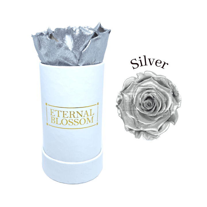 Individual Blossom Box - White Box – All Colours of Year Lasting Infinity Roses - Eternal Blossom