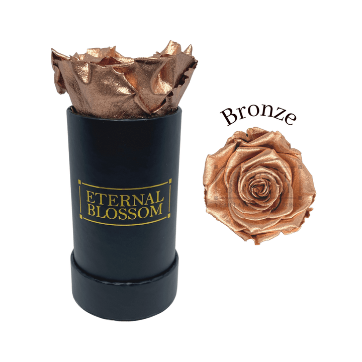 Individual Blossom Box - Black Box – All Colours of Year Lasting Infinity Roses - Eternal Blossom