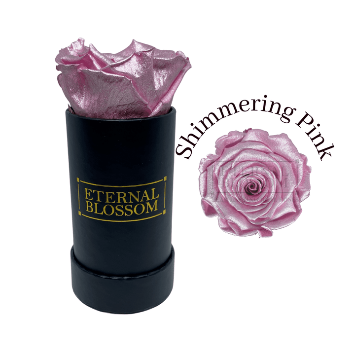 Individual Blossom Box - Black Box – All Colours of Year Lasting Infinity Roses - Eternal Blossom