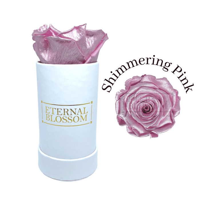 Individual Blossom Box - White Box – All Colours of Year Lasting Infinity Roses - Eternal Blossom