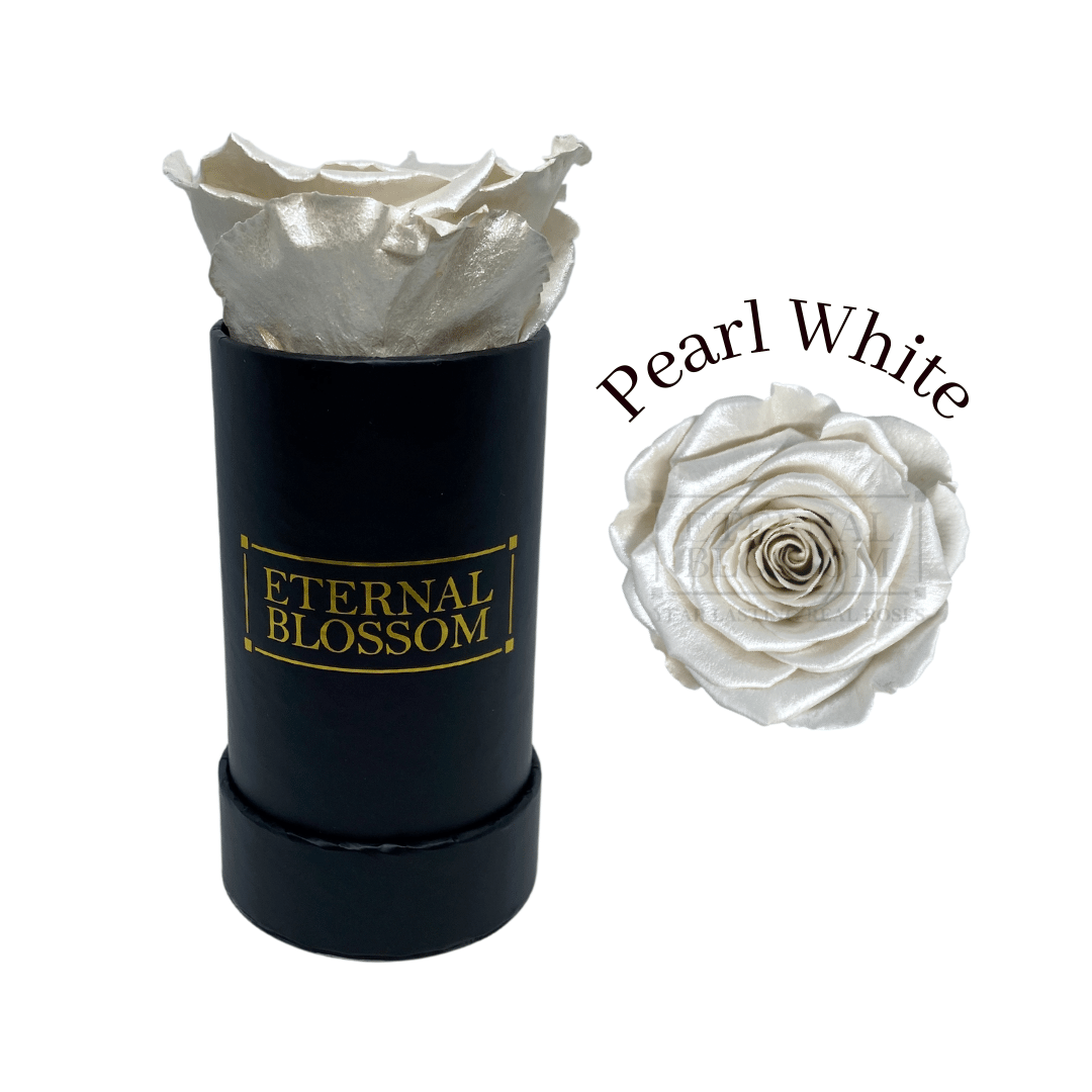 Individual Blossom Box - Black Box – All Colours of Year Lasting Infinity Roses - Eternal Blossom